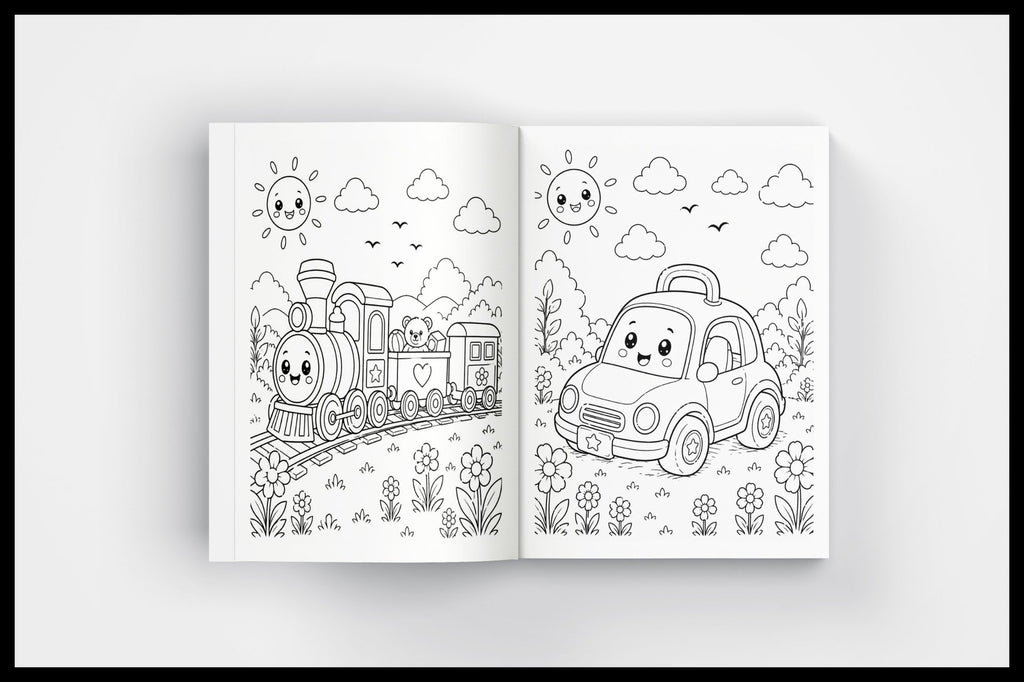 Relaxing Coloring For Kids Book