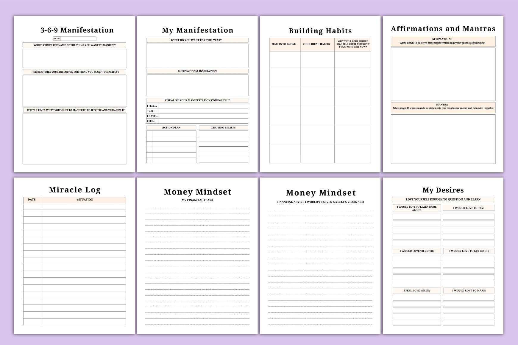 Law of Attraction Planner