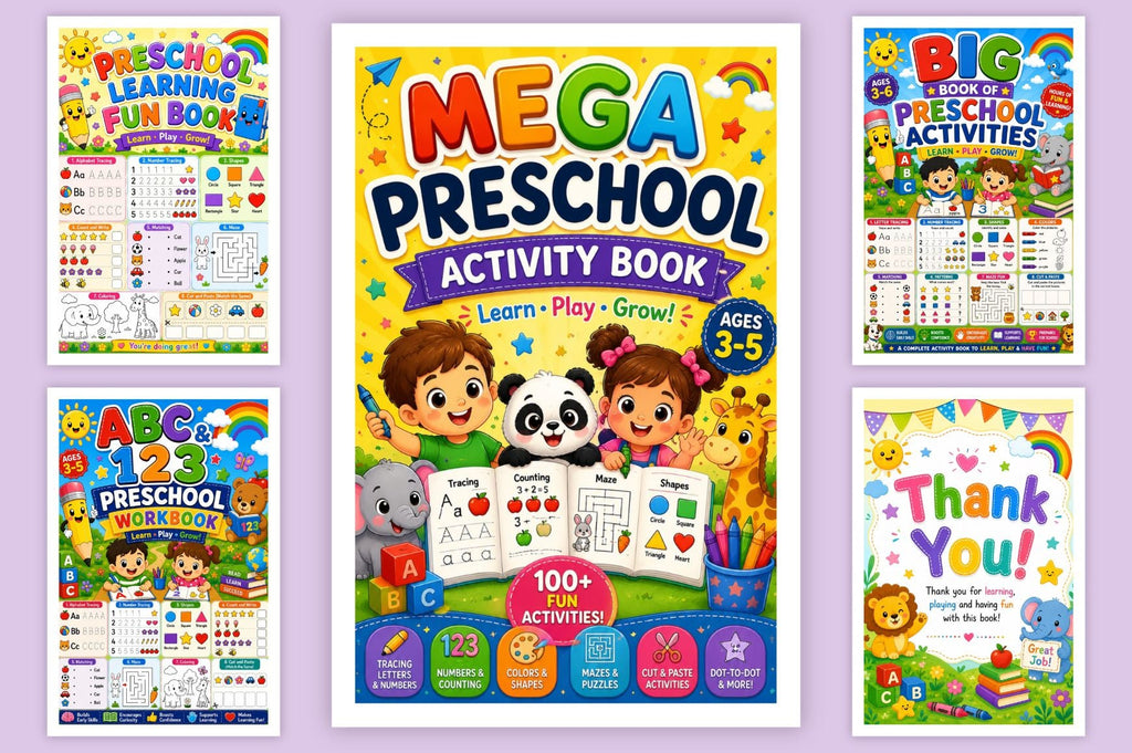 Mega Preschool Activity Book