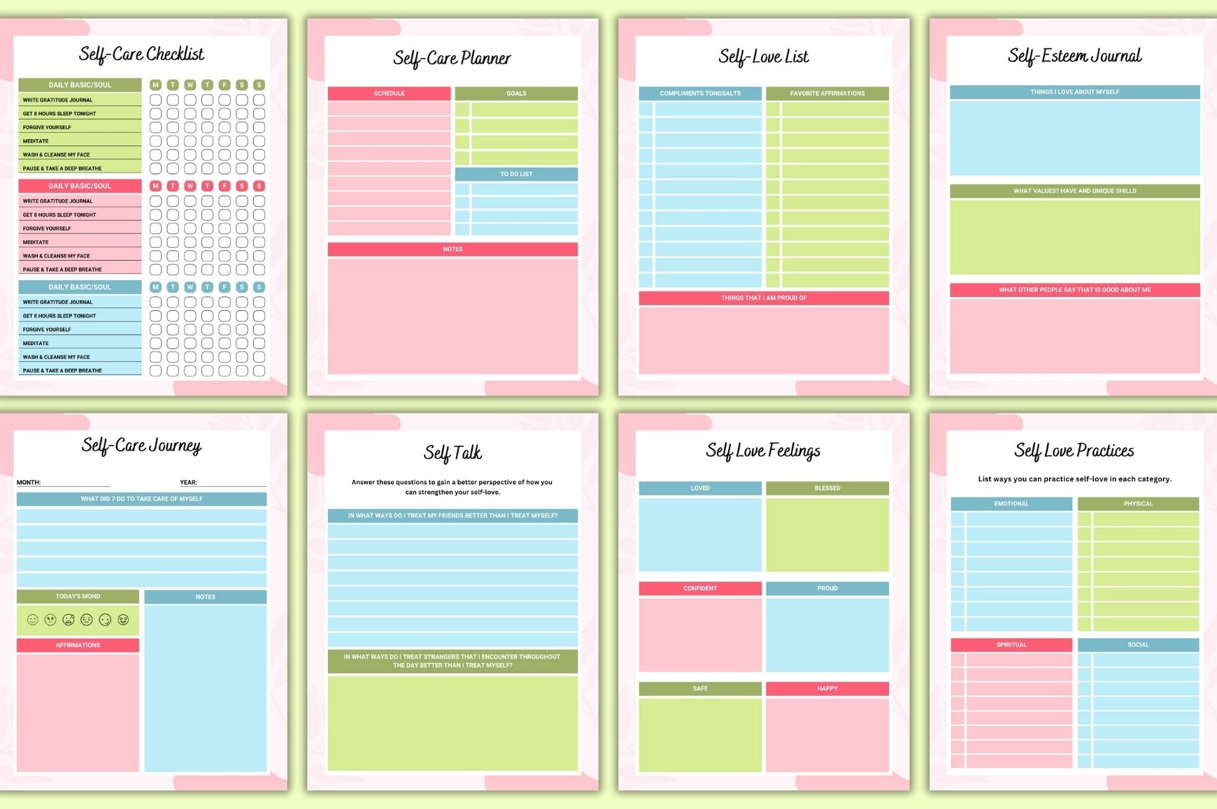 Ultimate Self Love Journey Planner