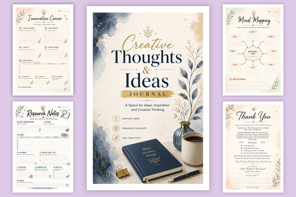 Creative Thoughts Ideas Journal
