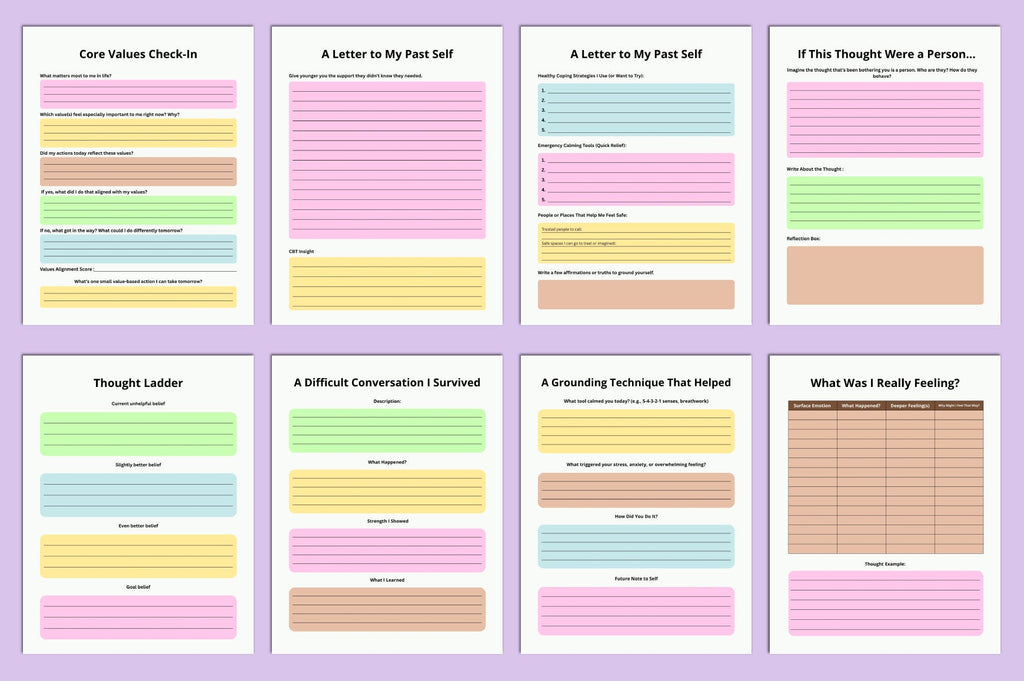 Cognitive Behavioral Therapy Planner