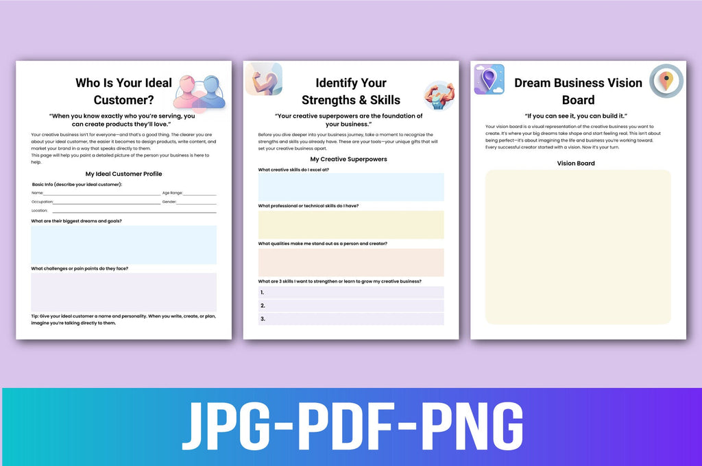 Creative Business Guidebook Planner