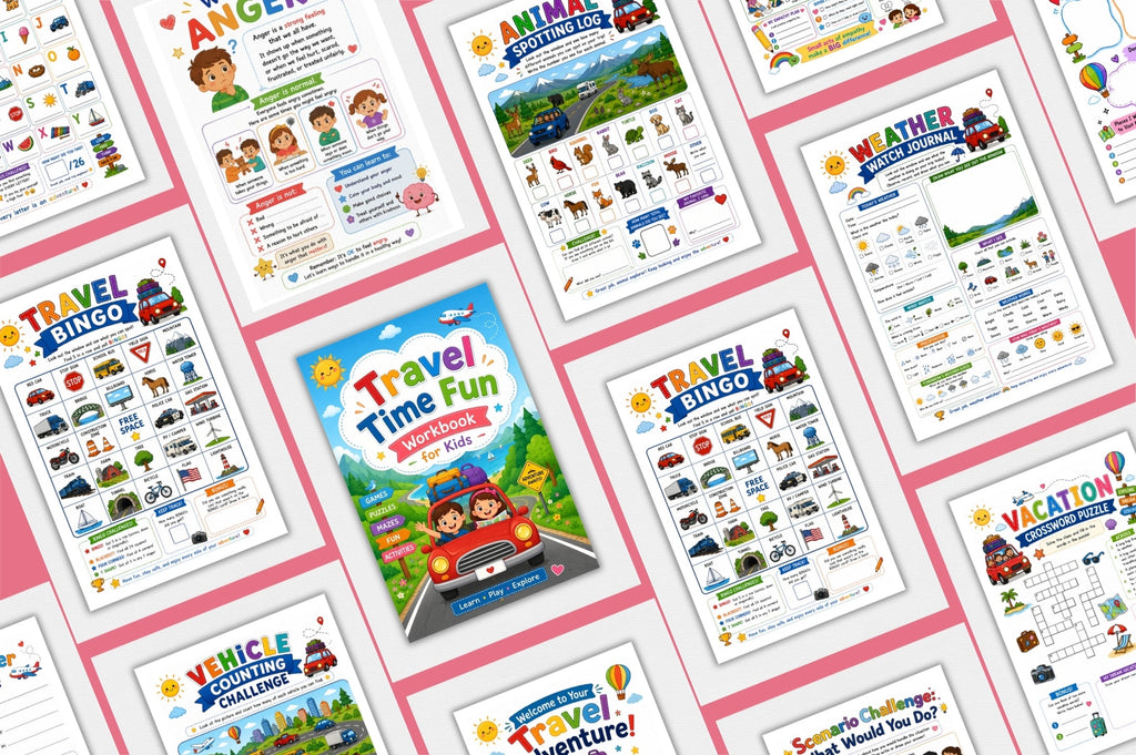 Travel Time Fun For Kids Workbook