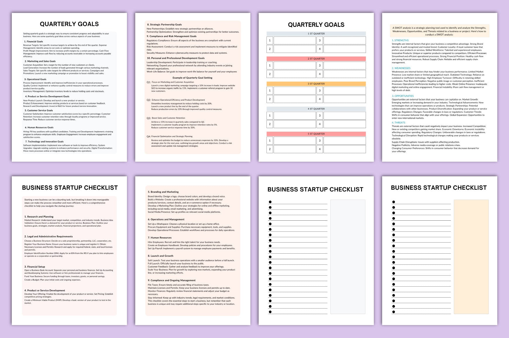 Business Workbook Guide