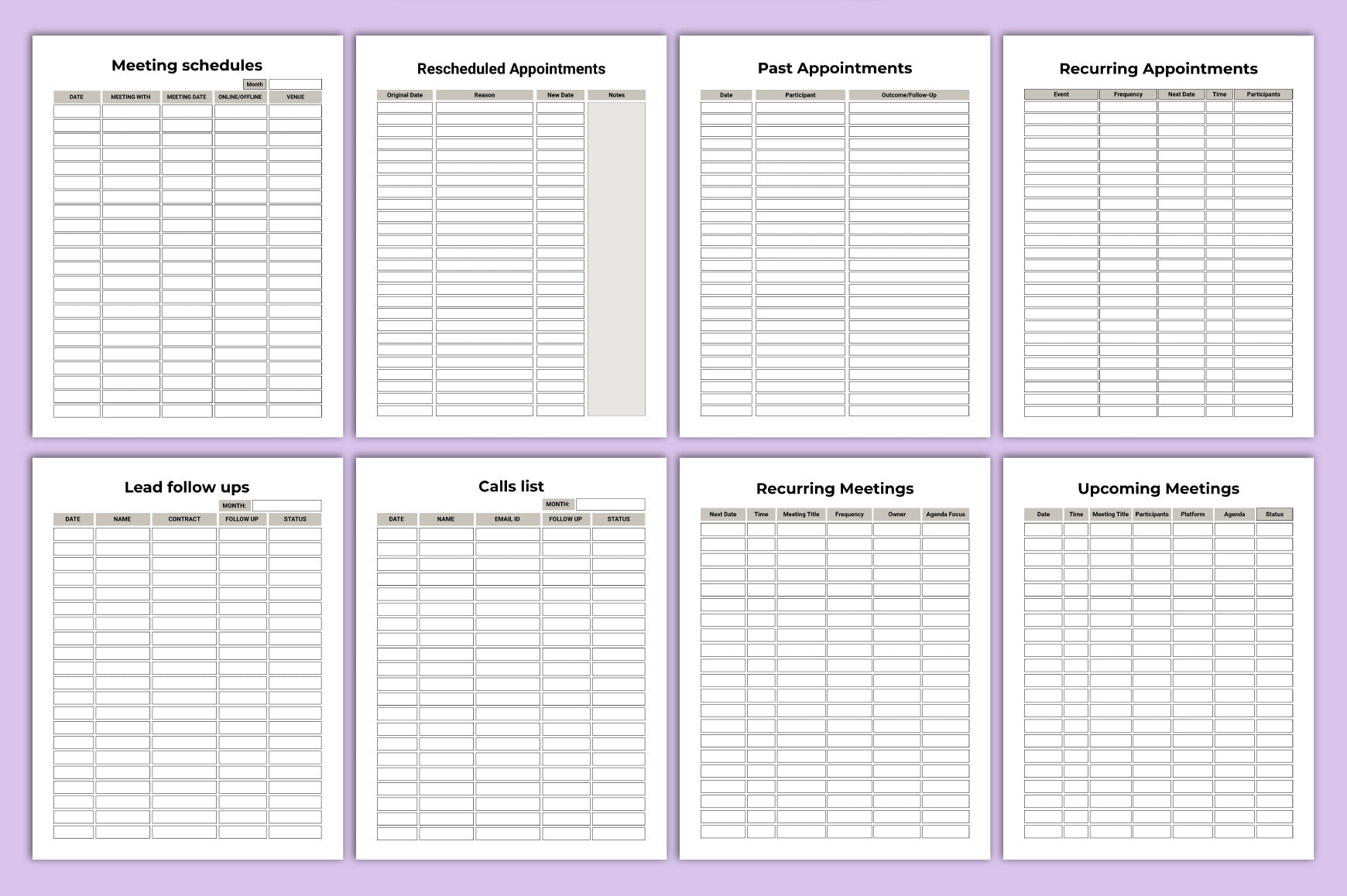 Work Office Planner