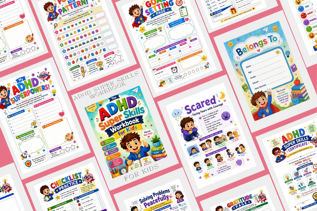 Adhd Super Skills For Kids Workbook