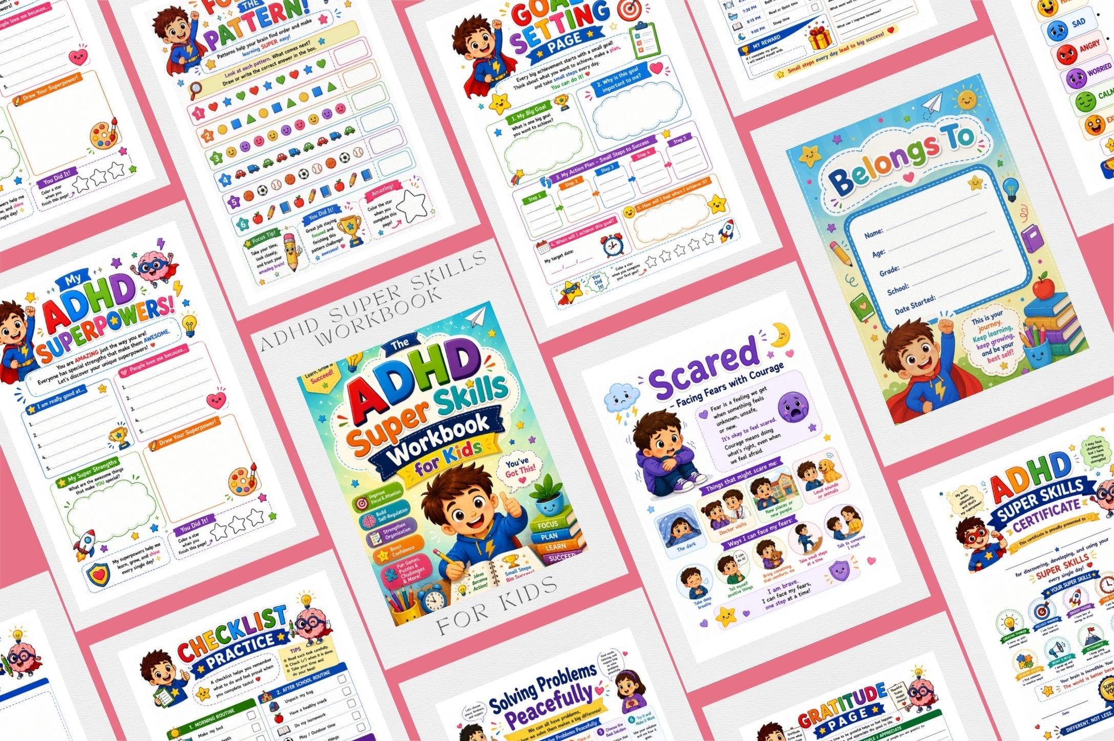 Adhd Super Skills For Kids Workbook