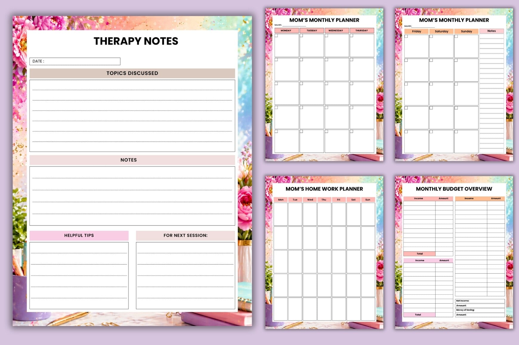 Moms Productivity Planner