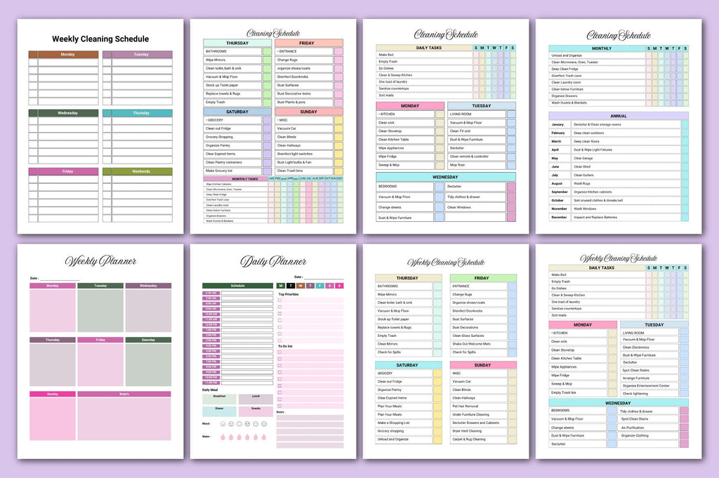 Household Binder Organizing Planner