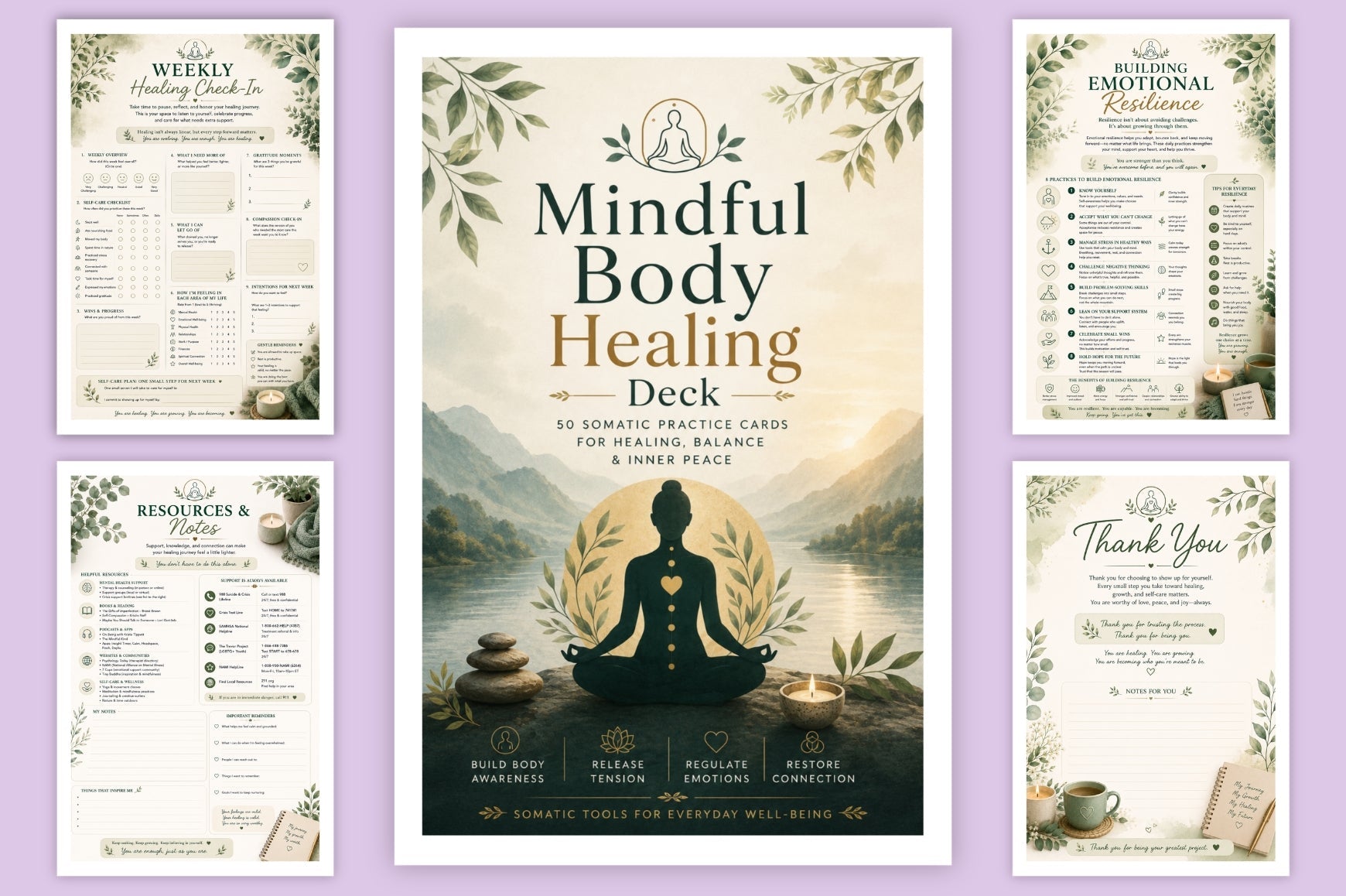 Mindful Body Healing Deck