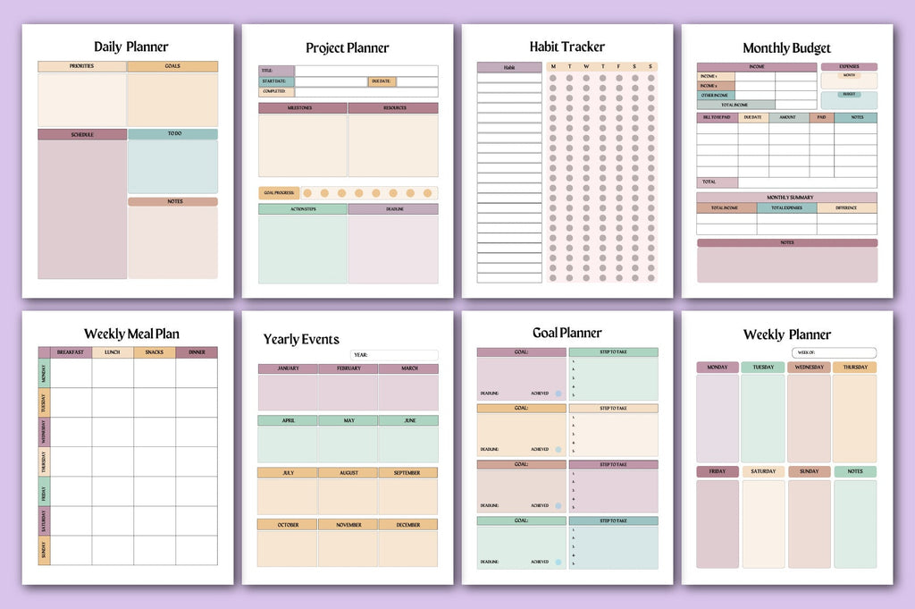 The Aesthetic Yearbook Planner