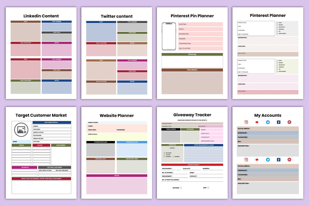 Soulful Content Creator Planner