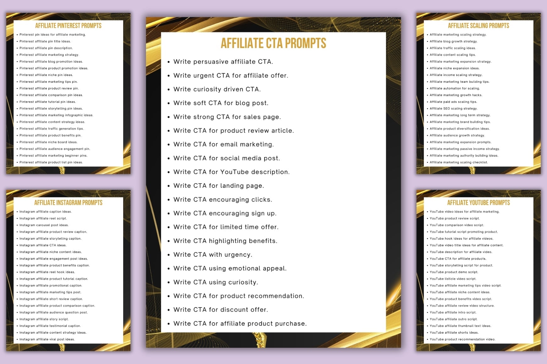 Affiliate Marketing Prompts