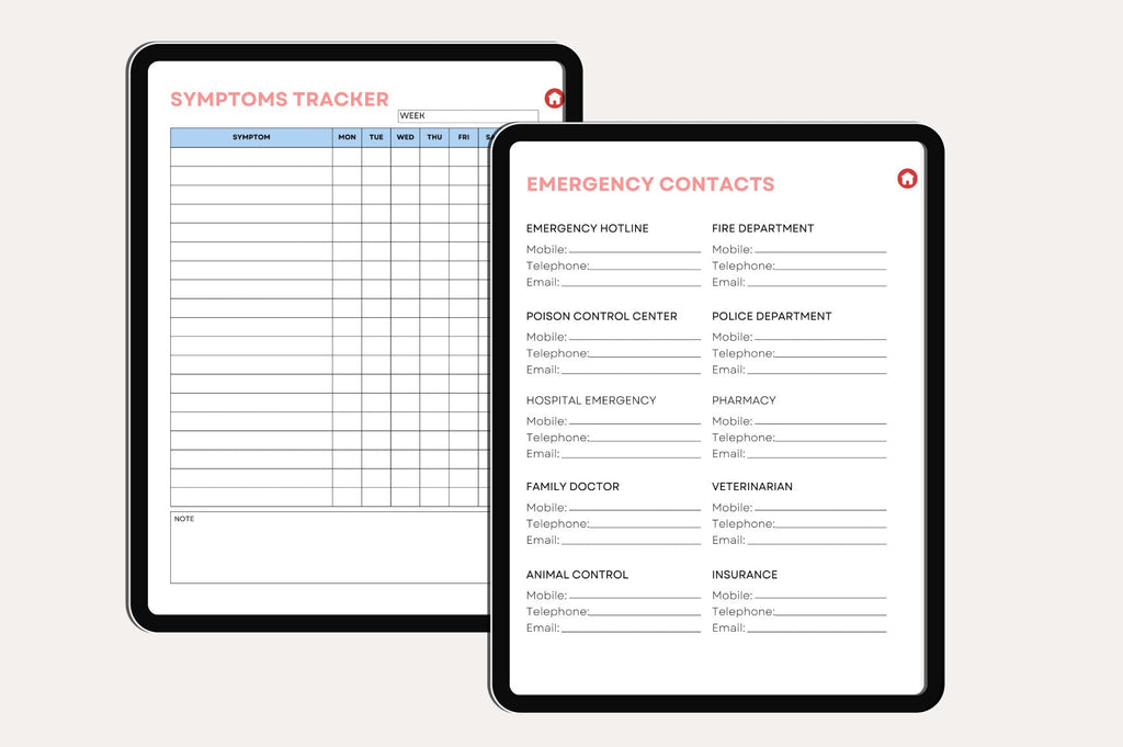 ADHD Adult Planner with printable organization templates