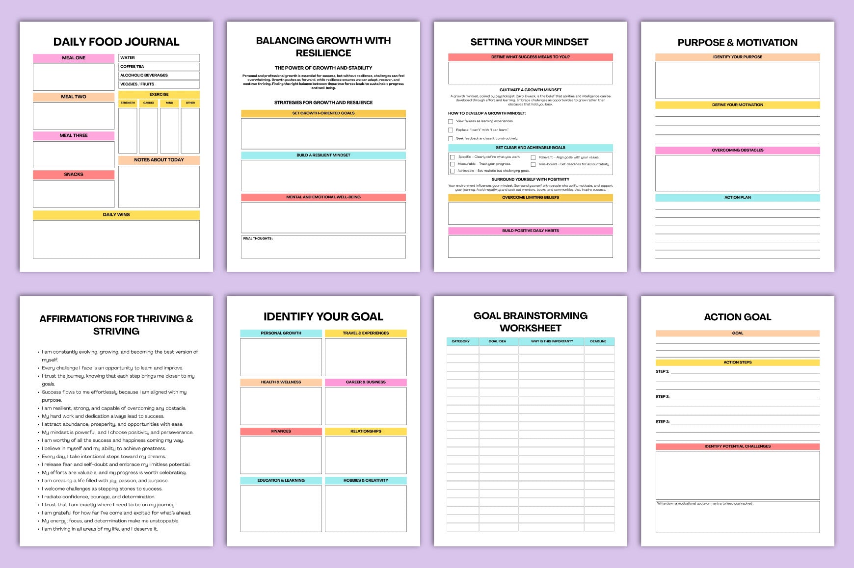 Thrive Strive Planner