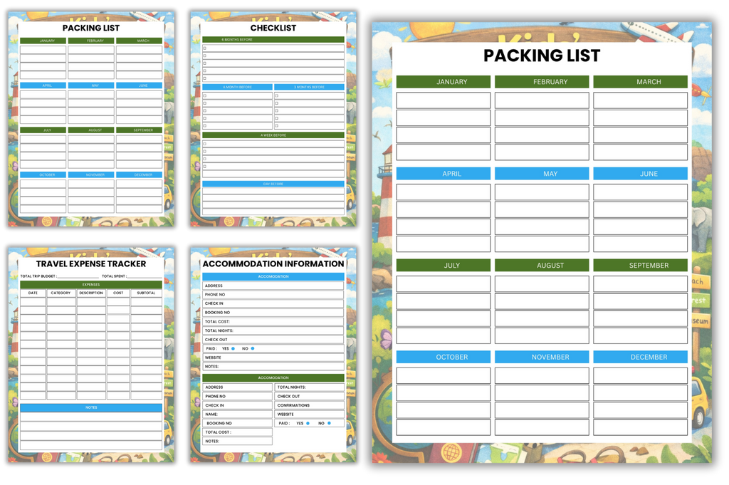 Kids Travel Journal