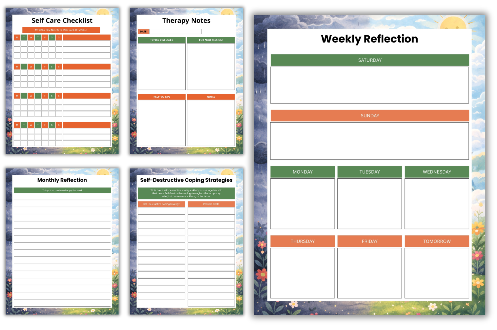 Anxiety and Depression Workbooks