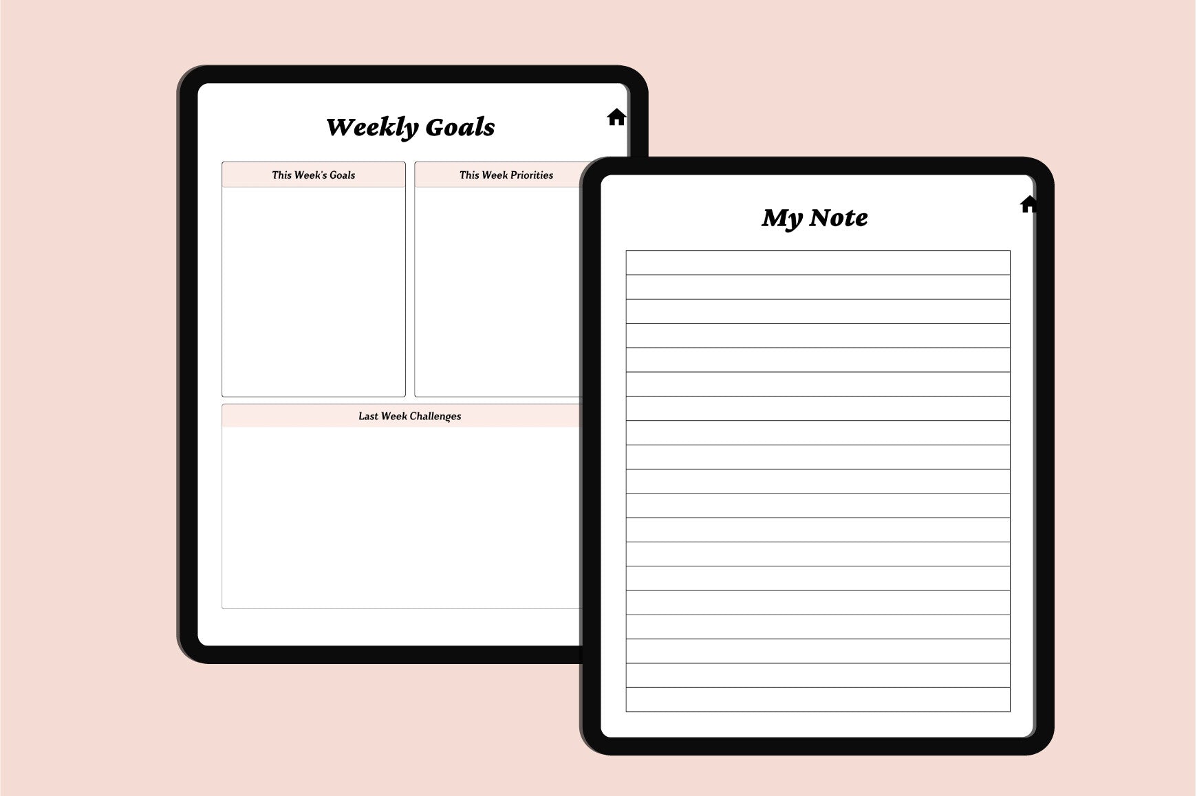 ADHD Printable Planner including printable planning and organization pages