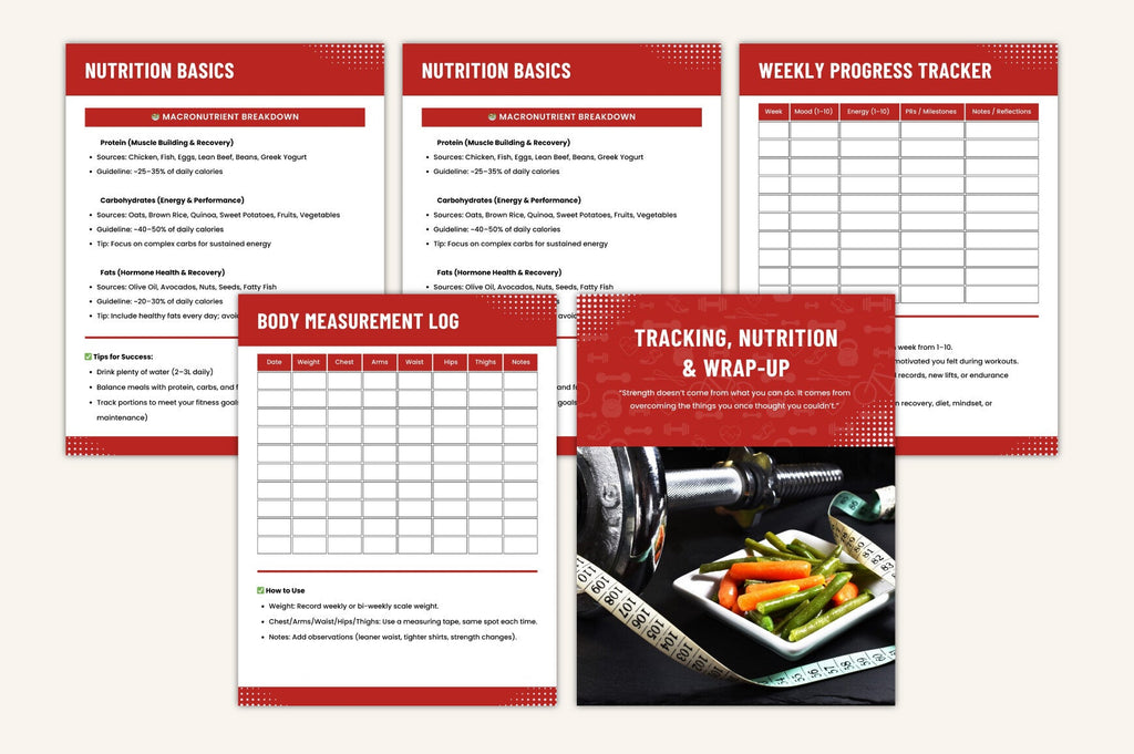 Week Men's Fitness Program Guide