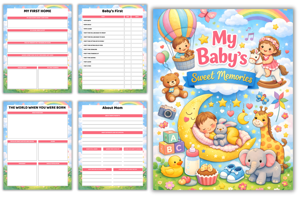 My Baby Sweet Memories Workbook