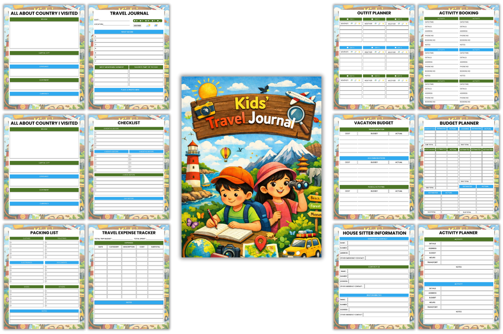 Kids Travel Journal