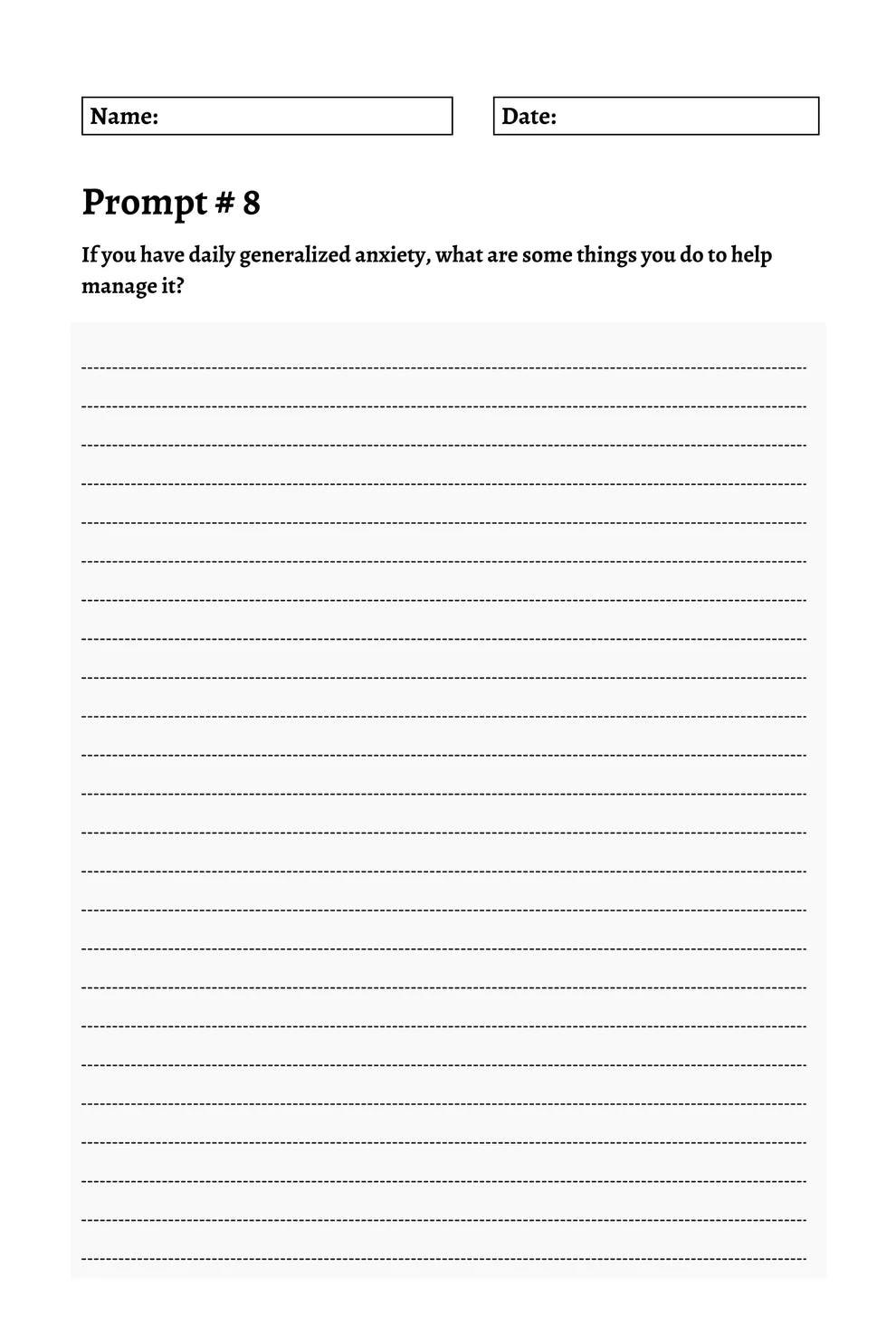 200 Mental Health Journal Prompts KDP Planner