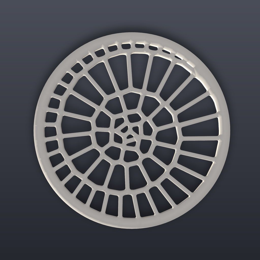 Ammonite Trivet 3D Print STL File