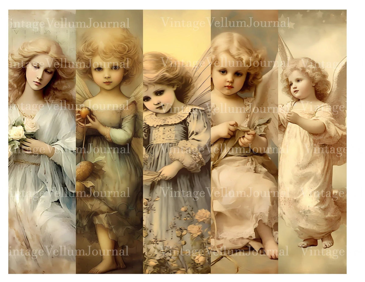 Classic Angels Junk Journal Pages