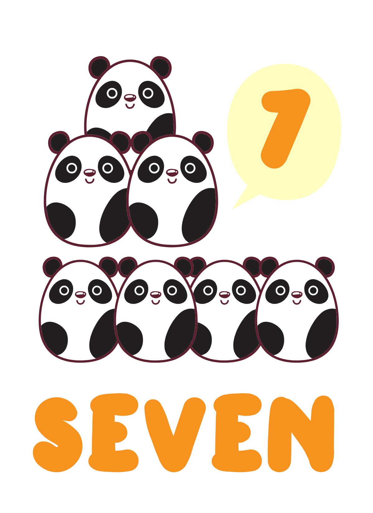 Easter Number Flashcards for Kids