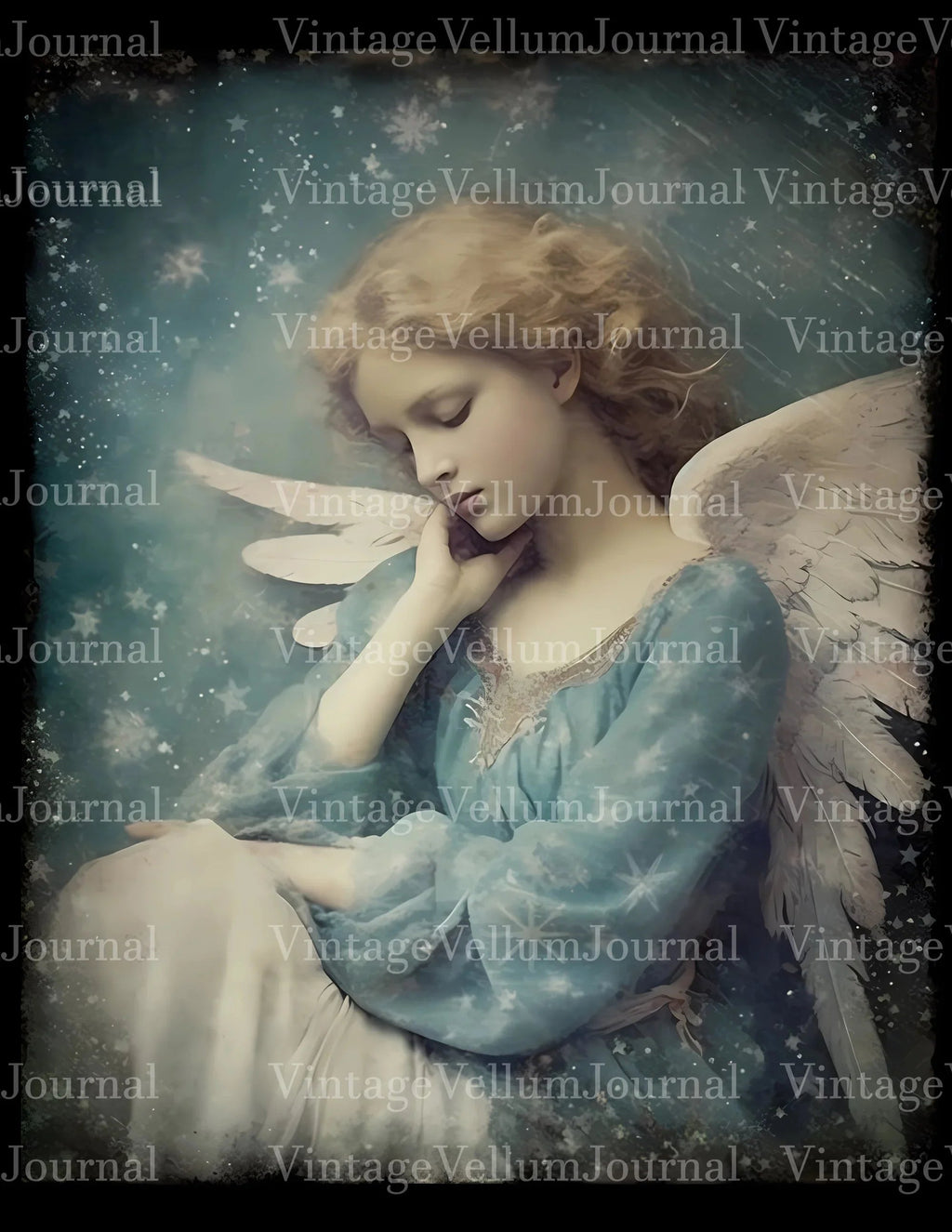 Classic Angels Junk Journal Pages