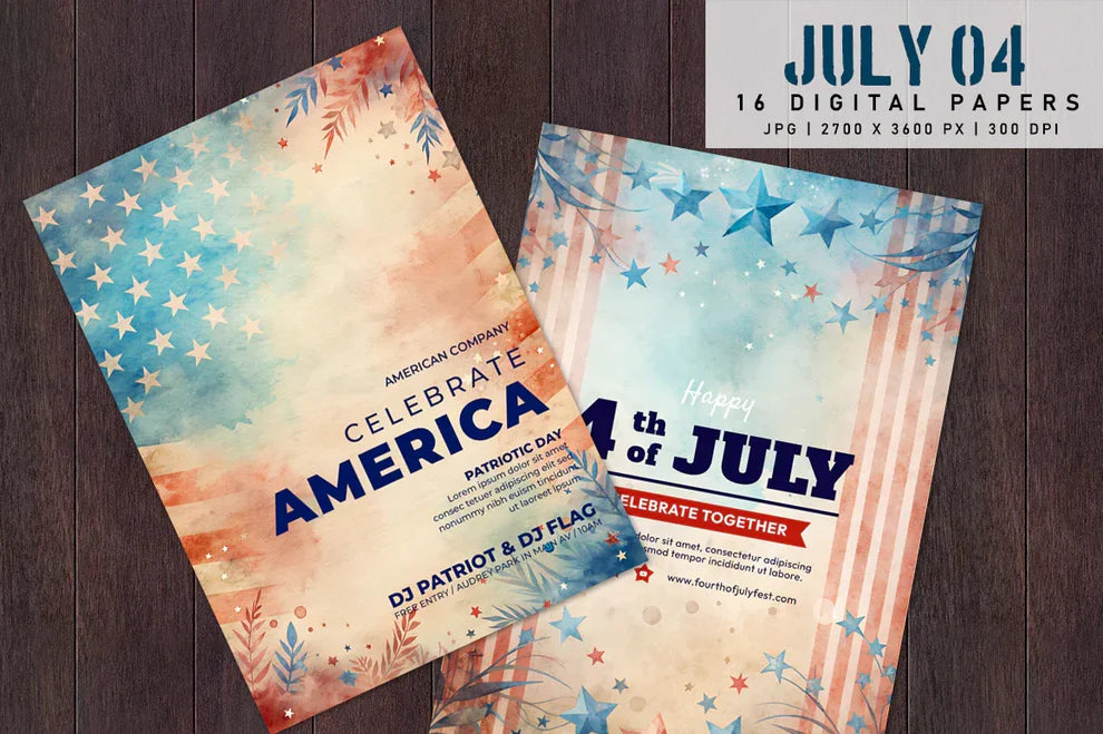July 4th Digital Papers