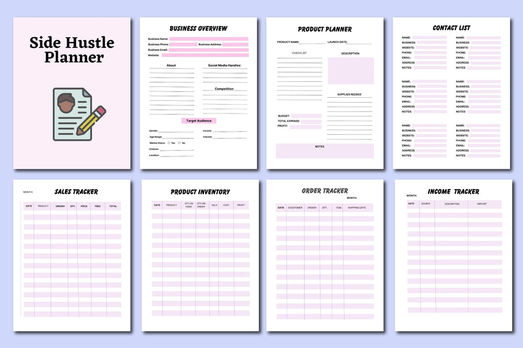 Side Hustle Planner