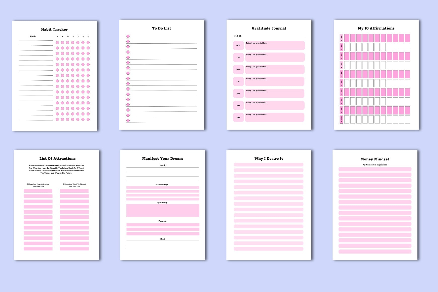 Law of Attraction Planner