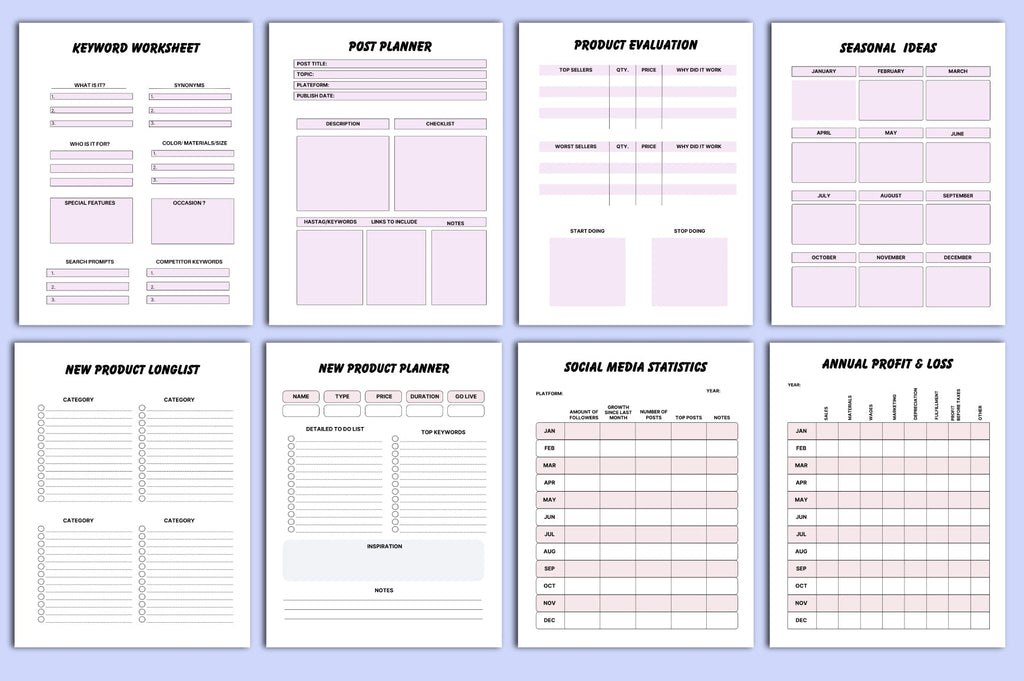 Side Hustle Planner