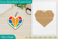 Love Keychain SVG Bundle