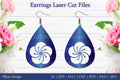 Laser Cut Flower Earrings SVG Bundle
