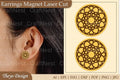 Lasercut Earrings Magnet SVG Bundle