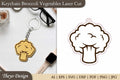 Keychain Vegetables SVG Bundle