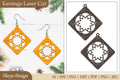 Mandala Lasercut Earrings SVG Bundle