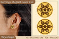 Lasercut Earrings Magnet SVG Bundle