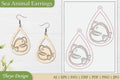 Sea Animal Earrings SVG Bundle