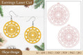 Lasercut Mandala Earrings SVG Bundle