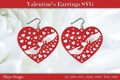 Valentine Earrings SVG Bundle