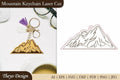 Mountain Key Chain SVG Bundle