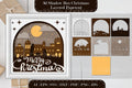 Shadow Nativity Scene Layered Papercut SVG