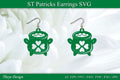 St Patrick's Day Earrings SVG