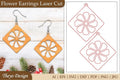 Lasercut Flower Earrings SVG Bundle