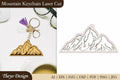 Mountain Key Chain SVG Bundle