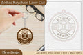 Zodiac Keychain SVG Bundle